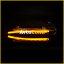 Диодни мигачи за странични огледала за Audi A6 C7 (2011-2018) - опушени с бягащ мигач - Avtozona