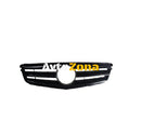 Решетка за Mercedes W204 [2007-2011] черна глатц решетка - Avtozona