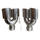 Dvoen nakrajn per auspukh - 2 broi