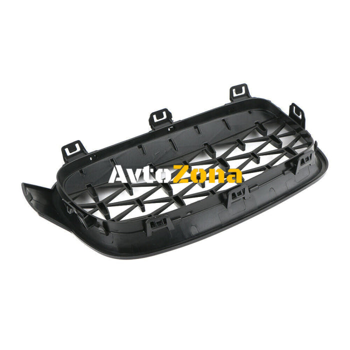 Бъбреци Решетки за BMW 3-та серия 2012-2018 F30 F31 Diamond Style Черен Гланц - Avtozona