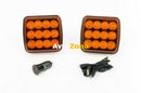 Безжични Wireless Стоп светлини с Mагнит 12v 24v Лед Led Оранжеви Аварийни Светлини Блиц Светлина - Avtozona