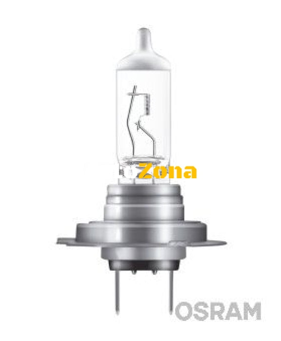 Блистер 1 брой Халогенна крушка за фар Osram H7 Night Breaker Silver + 100% 55W 12V PX26D Блистер 1 брой - Avtozona