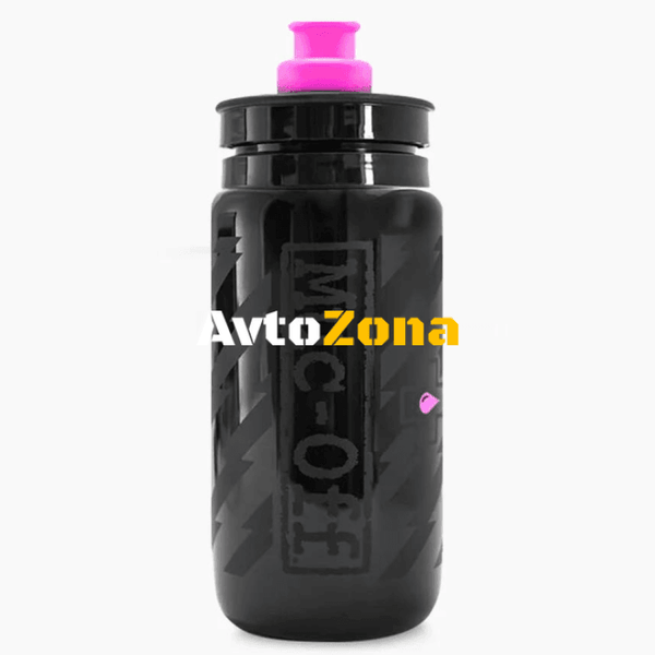 Бутилка за вода Muc-Off x Elite Fly - Black 550 ml - Avtozona