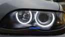 Ангелски Очи Лайтбар Дизайн за BMW E46 седан комби (1998-2005) / купе (1998-2003) - Бял цвят - Avtozona