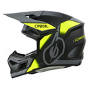 МОТОКРОС КАСКА O’NEAL 3SERIES VISION BLACK/NEON YELLOW/GRAY V.24 - Avtozona