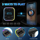 12-24V Автомобилен bluetooth 5.0 FM трансмитер зарядно телефон безжичен хендсфри MP3 модулатор плейър аудио приемник PD Type-C Dual USB