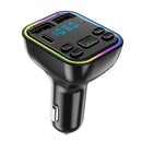 12-24V Автомобилен bluetooth 5.0 FM трансмитер зарядно телефон безжичен хендсфри MP3 модулатор плейър аудио приемник PD Type-C Dual USB