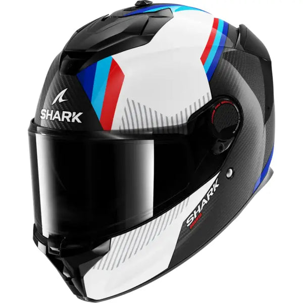 КАСКА SHARK SPARTAN GT PRO CARBON BLACK/WHITE/RED - Avtozona