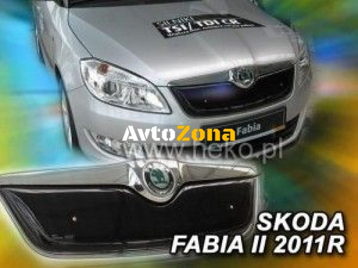 Зимен дефлектор за SKODA Fabia II / Roomster (2010-2015) - upper - Avtozona