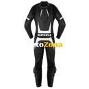 Дамски кожен мото екип SPIDI TRACK PERF PRO Black/White - Avtozona