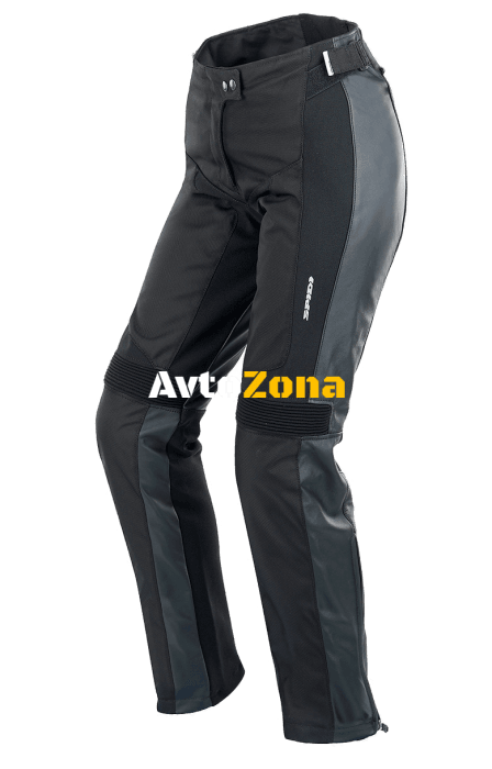 Дамски кожен мото панталон SPIDI TEKER LADY PANT Black - Avtozona