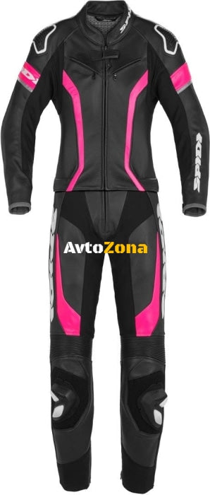 Дамски мото екип SPIDI LASER TOURING Black/Fuchsia - Avtozona