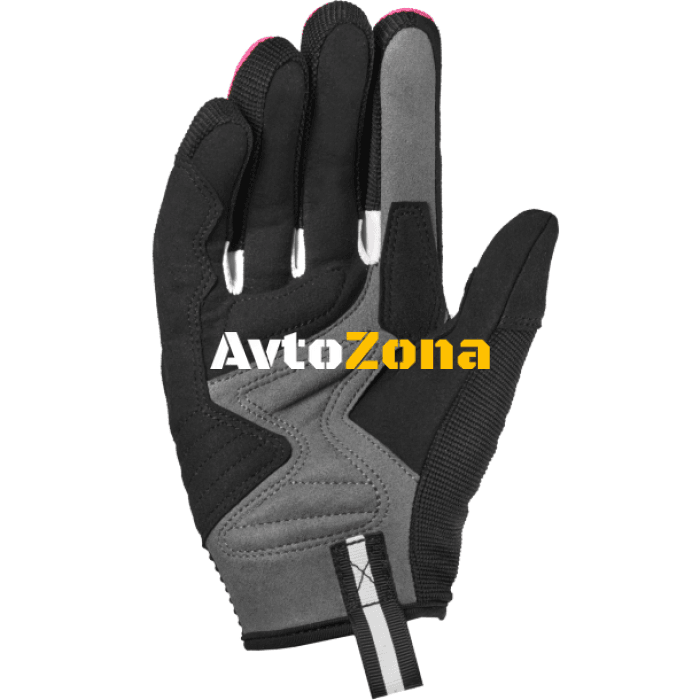 Дамски текстилни мото ръкавици SPIDI FLASH CE BLACK/PINK - Avtozona