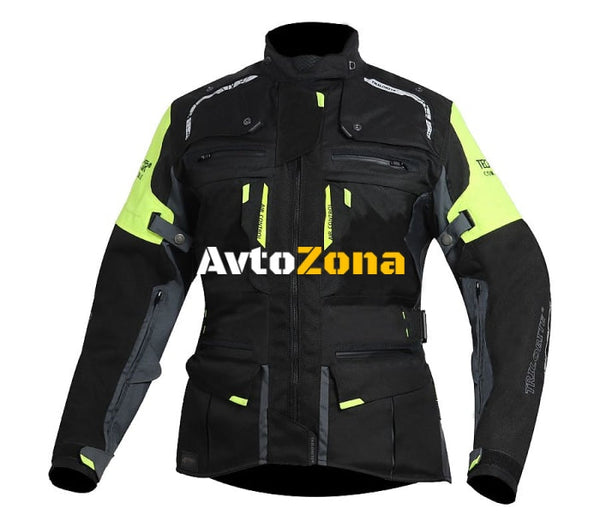 Дамско мото яке TRILOBITE 2091 Rideknow Tech-Air® BLACK/YELLOW FLUO - Avtozona