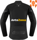 Дамско текстилно мото яке ICON HOOLIGAN BLACK - Avtozona