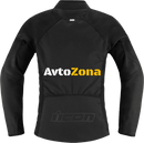 Дамско текстилно мото яке ICON HOOLIGAN CE BLACK - Avtozona