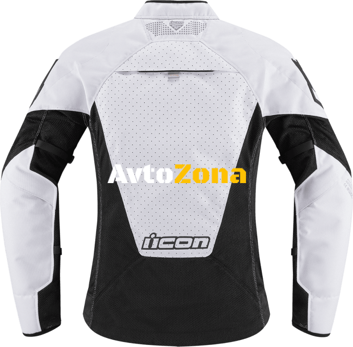 Дамско текстилно мото яке ICON MESH AF WHITE - Avtozona