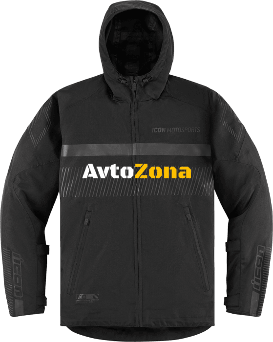 Дамско текстилно мото яке ICON PDX3 CE BLACK - Avtozona