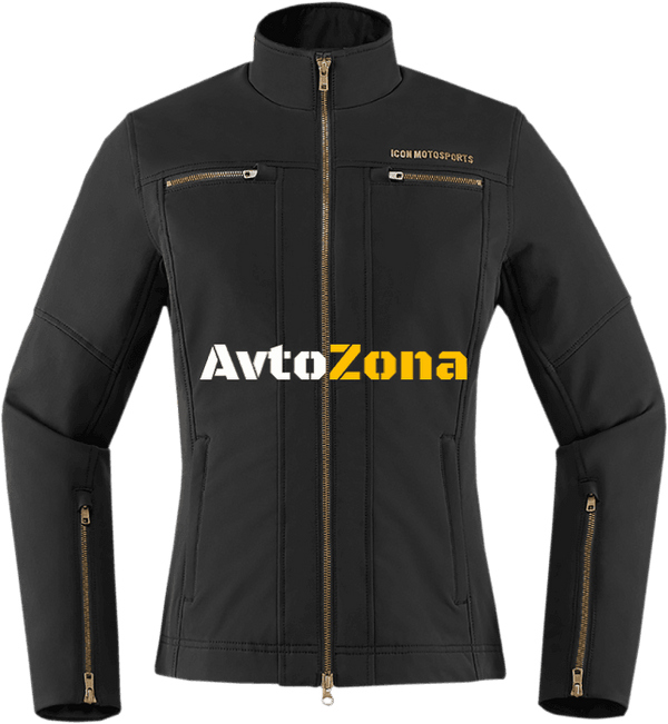 Дамско текстилно мото яке ICON HELLA2 - BLACK - Avtozona