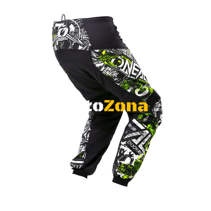 Детски мотокрос брич O’NEAL ELEMENT ATTACK BLACK/HI-VIZ 2020 - Avtozona