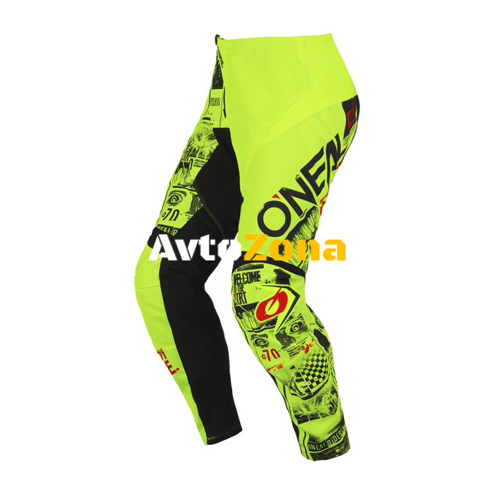 Детски мотокрос брич O’NEAL ELEMENT ATTACK V.23 NEON YELLOW/BLACK - Avtozona