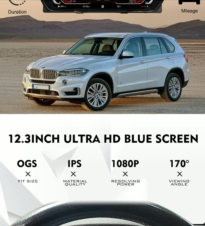 Дигитално Табло за BMW X5 E70 (2007-2013) Design 2024 - Avtozona