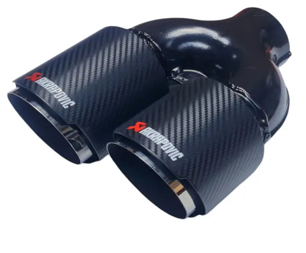 Двоен накрайник за ауспух Akrapovic – Карбон (2x90мм) - Avtozona