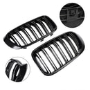 Двойни Бъбреци Решетки За БМВ BMW X3 X4 FACELIFT F25 F26 2014 - 2017г. Черен Гланц Лак - Avtozona