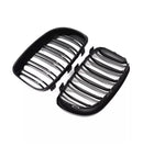 Двойни Бъбреци Решетки За БМВ BMW 1-ва Серия Фейслифт Facelift E81 E82 E87 E88 2008г.-2011г. Черен Гланц Лак - Avtozona