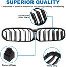 Двойни Бъбреци Решетки За BMW 5 SERIES G30 G31 LCI БМВ 5-та Серия Facelift BMW G30 G31 G38 2020г.-2023г. Черен Гланц Лак - Avtozona