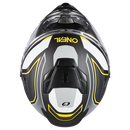 ЕНДУРО КАСКА D-SRS SQUARE V.24 BLACK/GRAY/NEON YELLOW - Avtozona