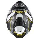 ЕНДУРО КАСКА D-SRS SQUARE V.24 BLACK/GRAY/NEON YELLOW - Avtozona