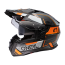 ЕНДУРО КАСКА D-SRS SQUARE V.24 BLACK/GRAY/ORANGE - Avtozona