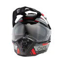 Ендуро каска D-SRS SQUARE V.24 BLACK/GRAY/RED - Avtozona