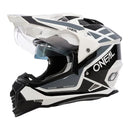 Ендуро каска O’NEAL SIERRA II R WHITE/BLACK/GRAY V.24 - Avtozona