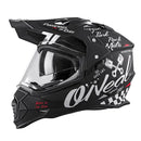 Ендуро каска O’NEAL SIERRA II TORMENT V.23 BLACK/WHITE - Avtozona