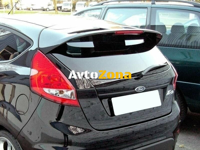 Ford Fiesta (2008-2014) - Спойлер антикрило черен гланц - Avtozona