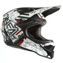 Мотокрос каска O’NEAL 3SERIES SCARZ V.22 BLACK/WHITE/RED - Avtozona