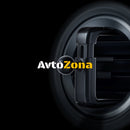 Гравитационен държач за телефон за кръгла вентилационна решетка Baseus Metal Age II тъмносив (SUJS030013) - Avtozona