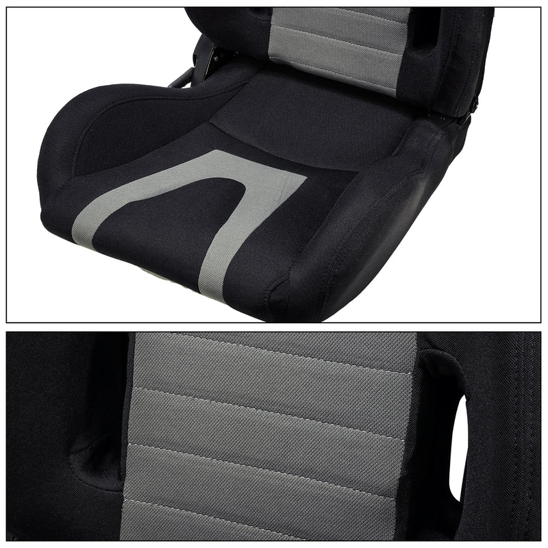 SCAUNE SPORT TIP RECARO -1069 GRI/NEGRU