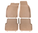 Гумени стелки Rezaw-Plast за Audi A6 (2004-2008) / A6 Allroad (2006-2011) - тип леген бежови - Avtozona