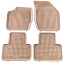Гумени стелки Rezaw-Plast за Volvo XC90 (2002–2014) Бежови / Тип леген - Avtozona