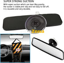 Интериорно огледало за автомобил за обратно виждане с вакуум 24 x 6cm - Avtozona