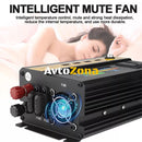 Инвертор преобразувател на напрежение с цифров дисплей от 12V на 220V 5000W - Avtozona