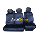 Калъфи/тапицерия за предни седалки за Opel Vivaro 2014 + / Renault Traffic черни еко кожа - Avtozona