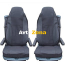 Калъф/тапицерия за седалки за SCANIA R 620 580 560 440 500 480 Черни - Avtozona