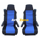 Калъф/тапицерия за седалки за SCANIA R 620 580 560 440 500 480 Сини - Avtozona