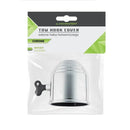 Капачка за теглич 86906 с ключ - хром - Avtozona