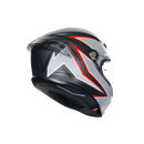 Каска AGV K-6 Flash Matt Black/Grey/Red - Avtozona