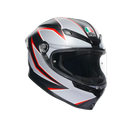 Каска AGV K-6 Flash Matt Black/Grey/Red - Avtozona